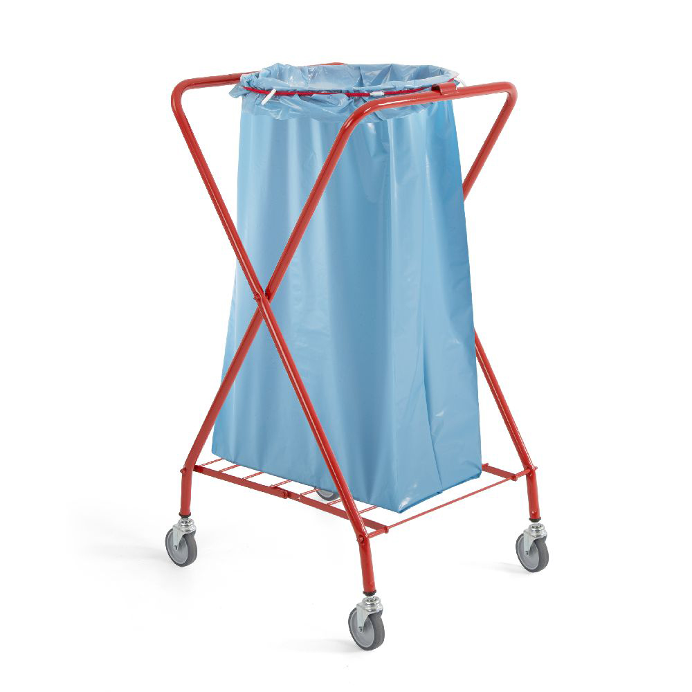 120 Lt. roter Staubbehälter