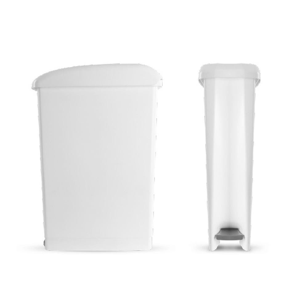 17L Mülleimer mit Pedal, Deckel und Beutelhalter