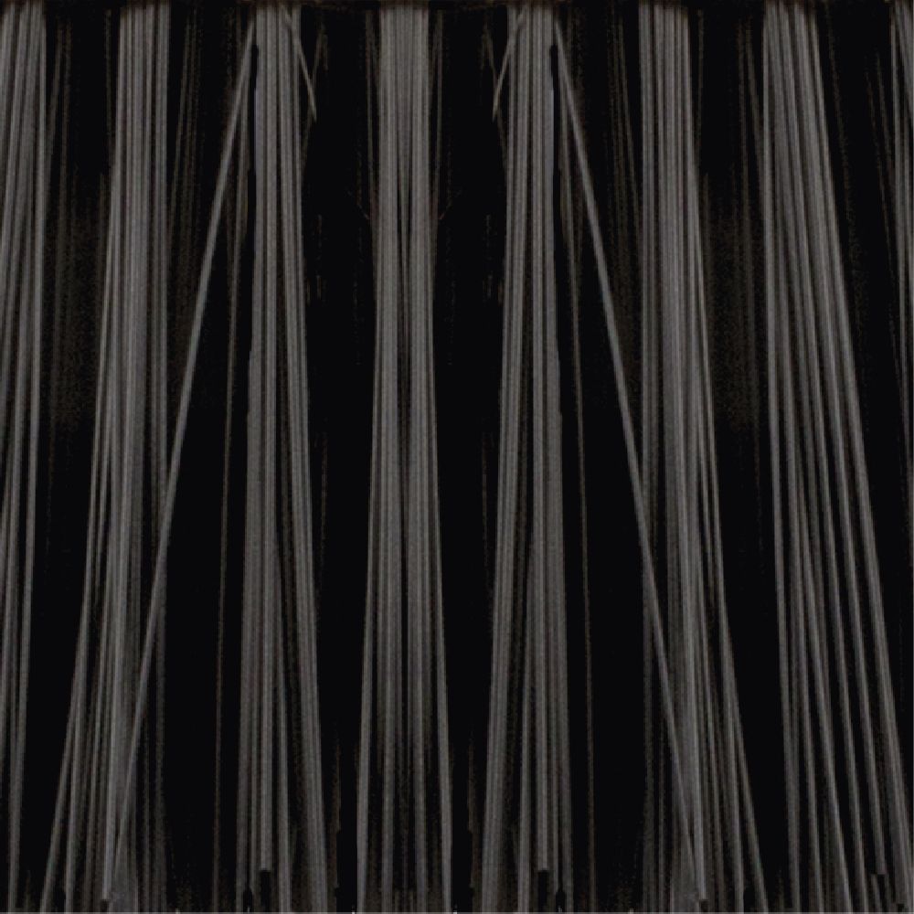 Packung mit 3 linearen PVC-Besen 35 cm mit Schraubbefestigung