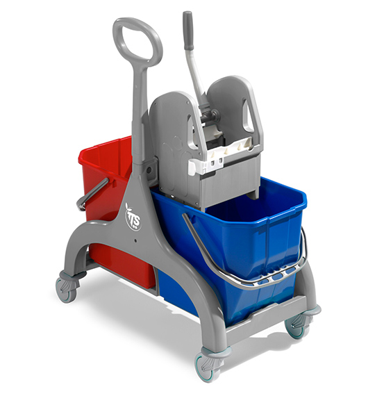 Nick Gray Professioneller 30-Liter-Reinigungswagen mit Schirmgriff