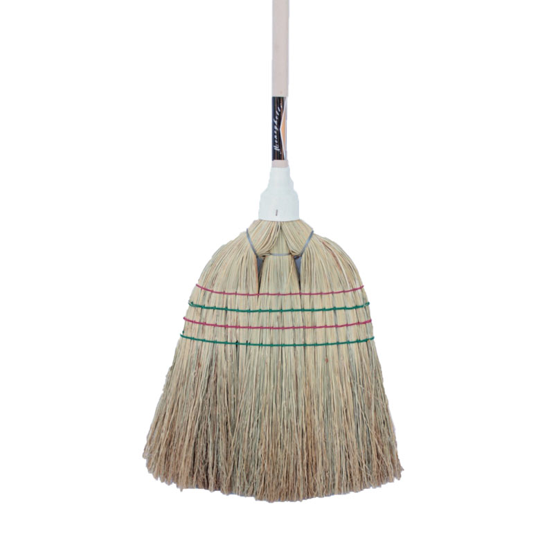 Gefiederter Sorghumbesen, 4-fach genäht