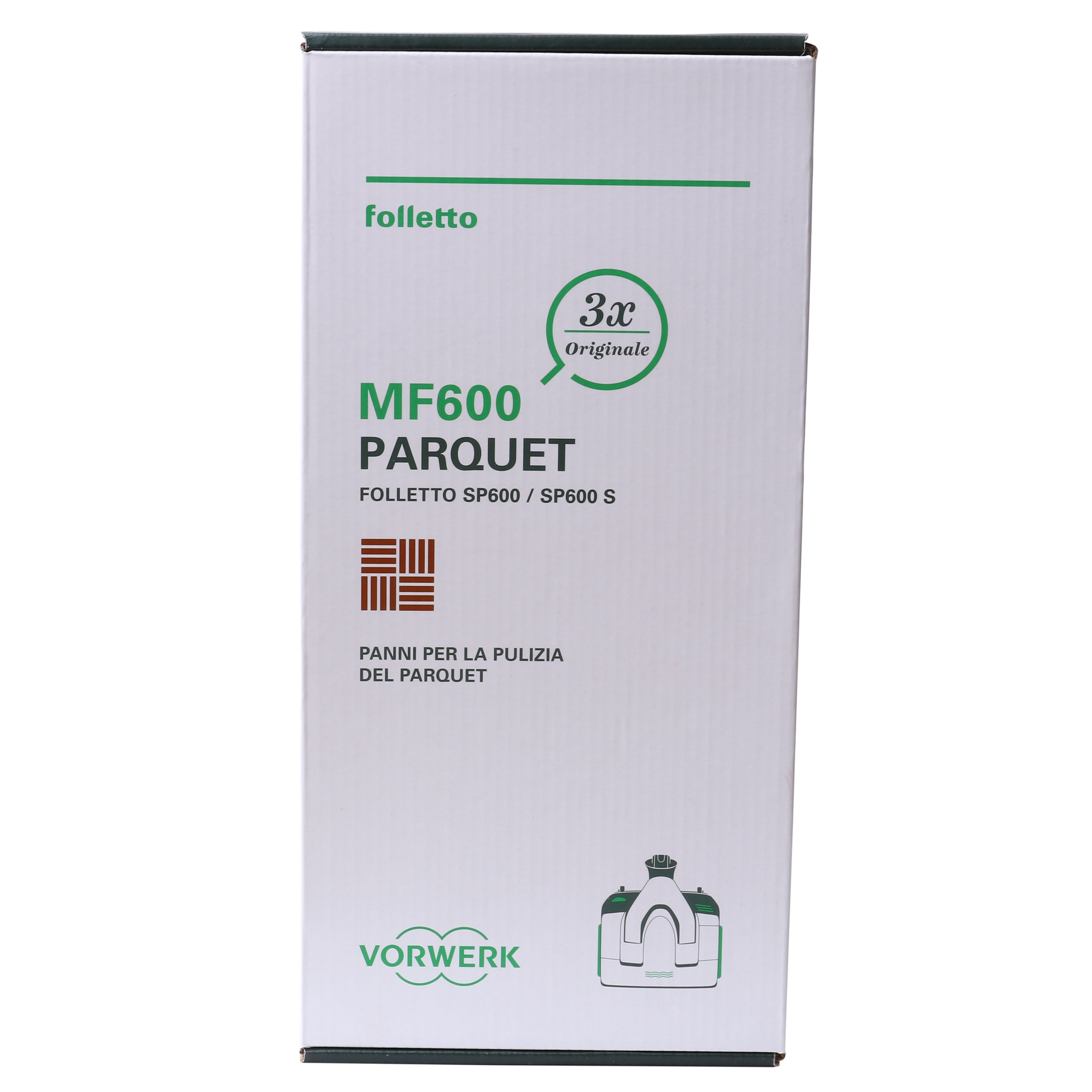 Pulilava SP600 Parketttücher für Kobolde, 3 Stück
