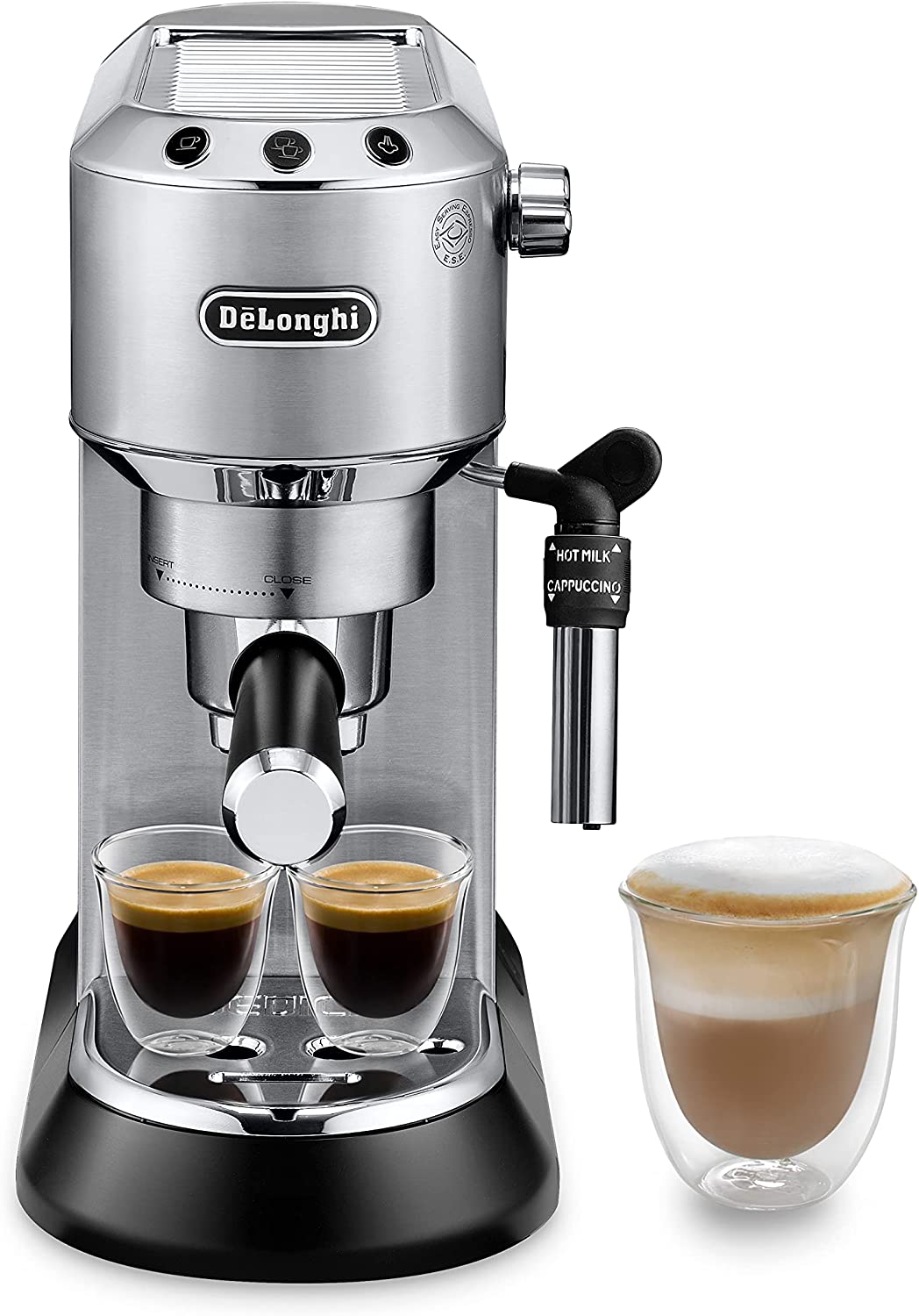 Dedica Style EC 685.M Manuelle Kaffeemaschine aus Metall