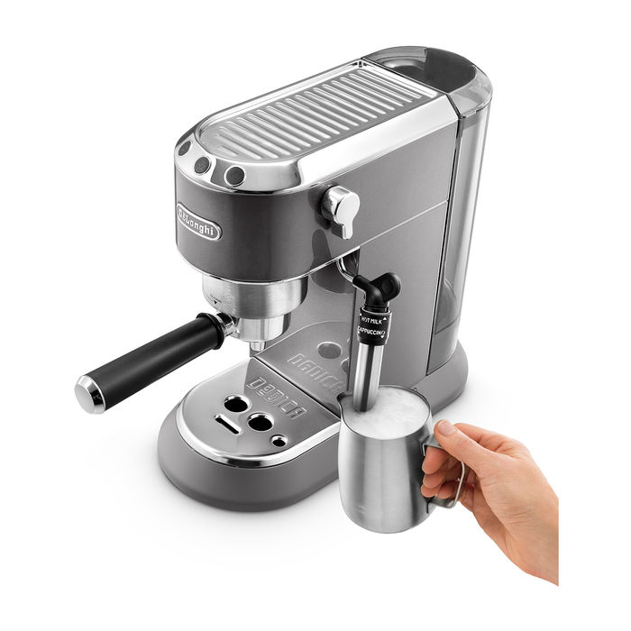 DEDICA STYLE EC 685.GY manuelle Kaffeemaschine