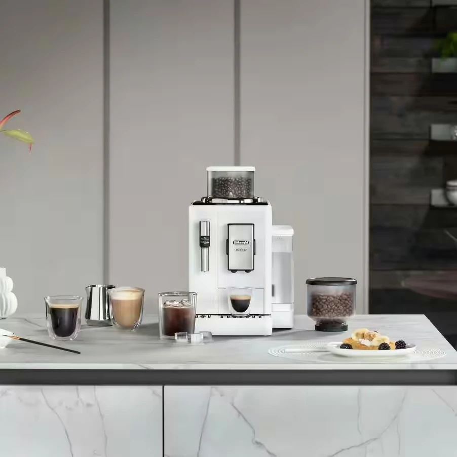 De Longhi Rivelia EXAM440.35.W automatische Kaffeemaschine weiß