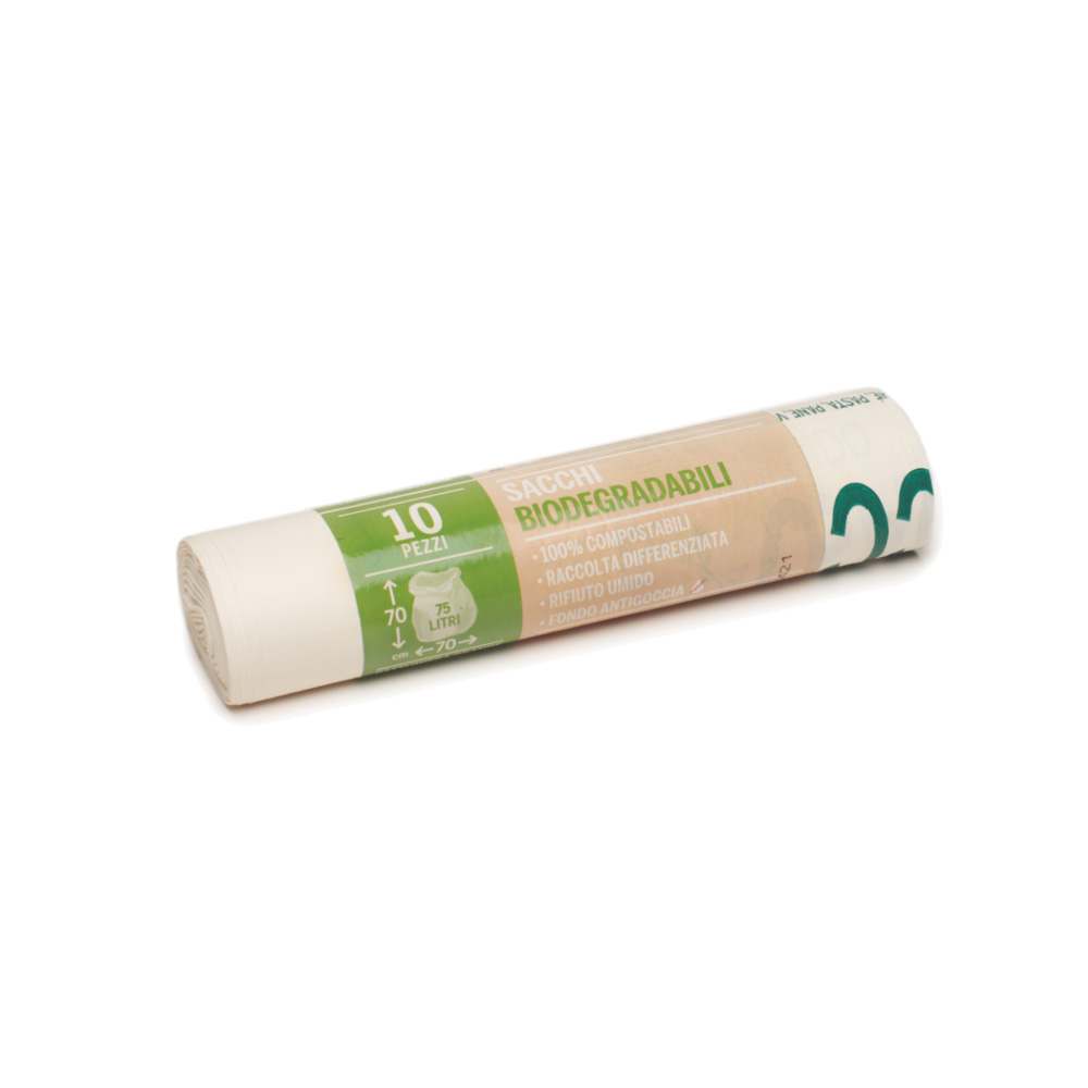 Rolle mit 10 Beuteln für Nassmüll 70x70 cm