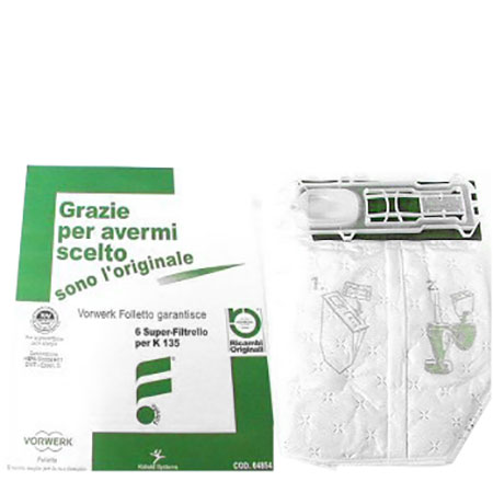 Packung mit 6 Folletto-Beuteln VK 135 - VK 136