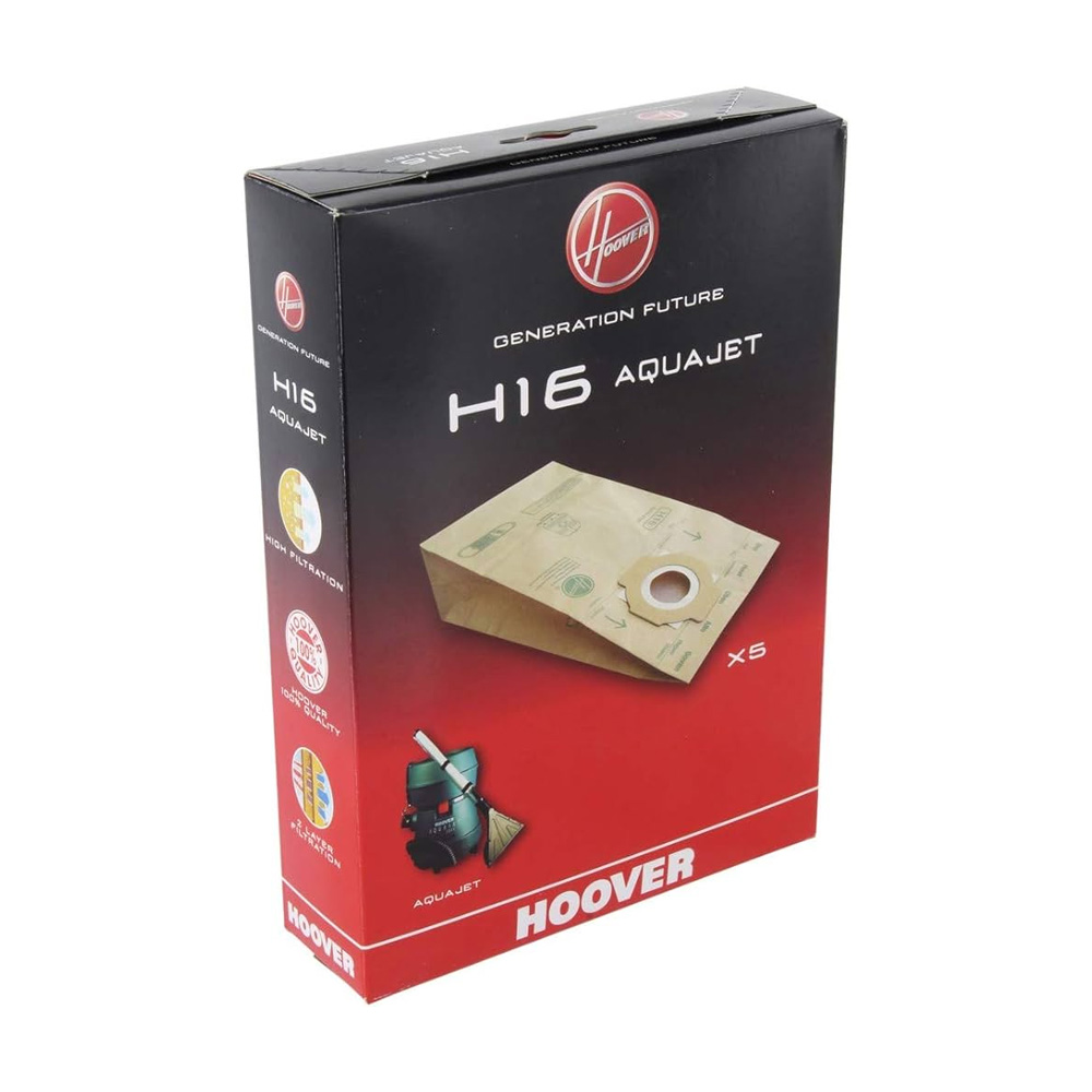 Packung mit 5 H16 Aquaplus Papiertüten