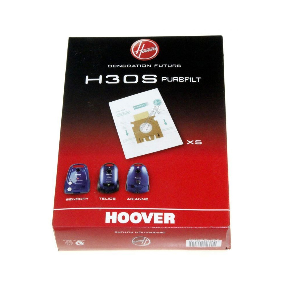 Packung mit 5 H30S PureFilt Papiertüten