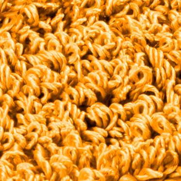 40 cm gelbe Wet System-Box mit 5 Fransen.