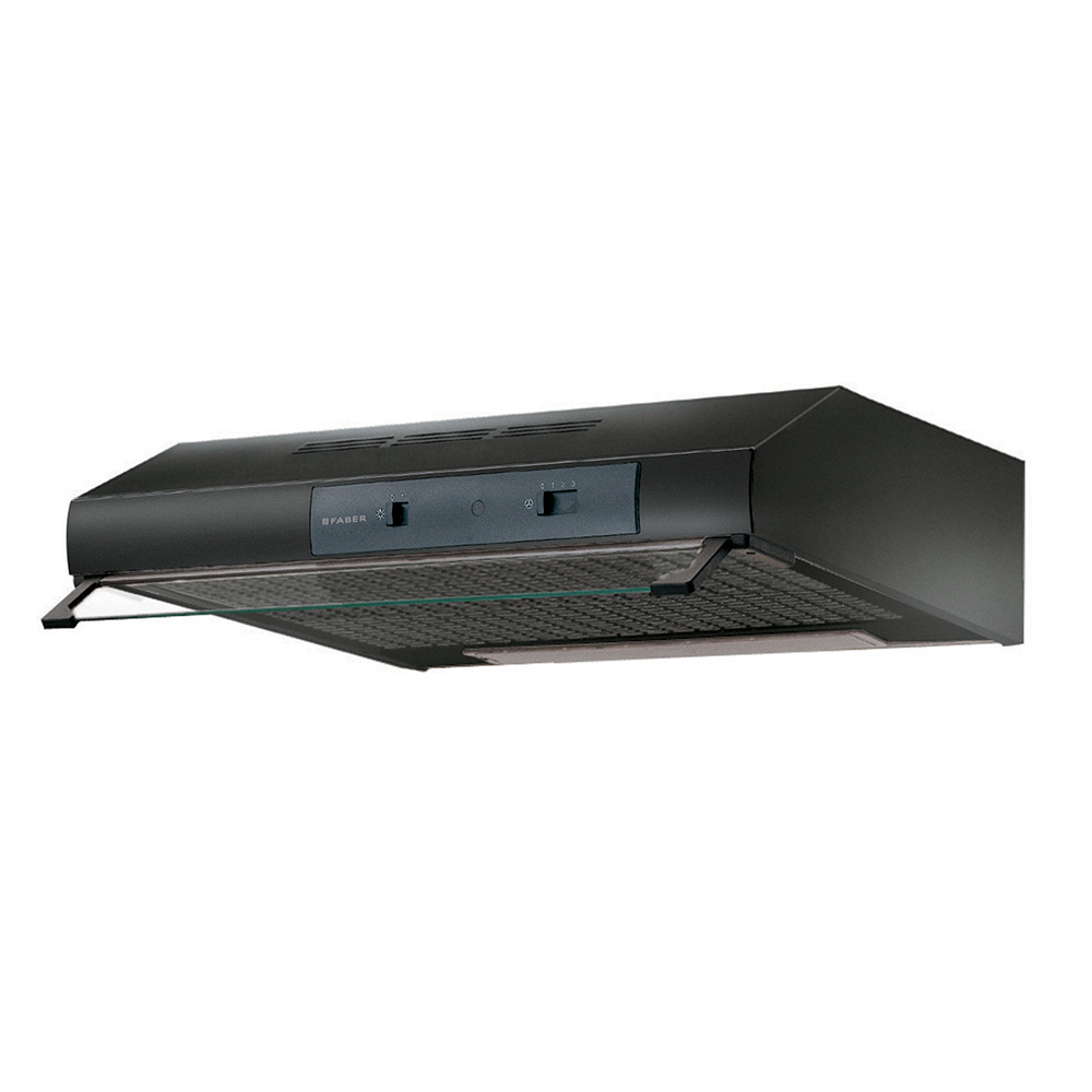 TCH04-741 schwarze Einbau-Küchenhaube 60 cm