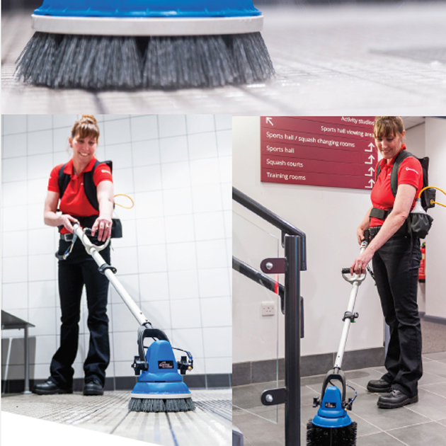 Oberirdischer Pool- und Mehrflächenreiniger mit Reinigungsmitteltank