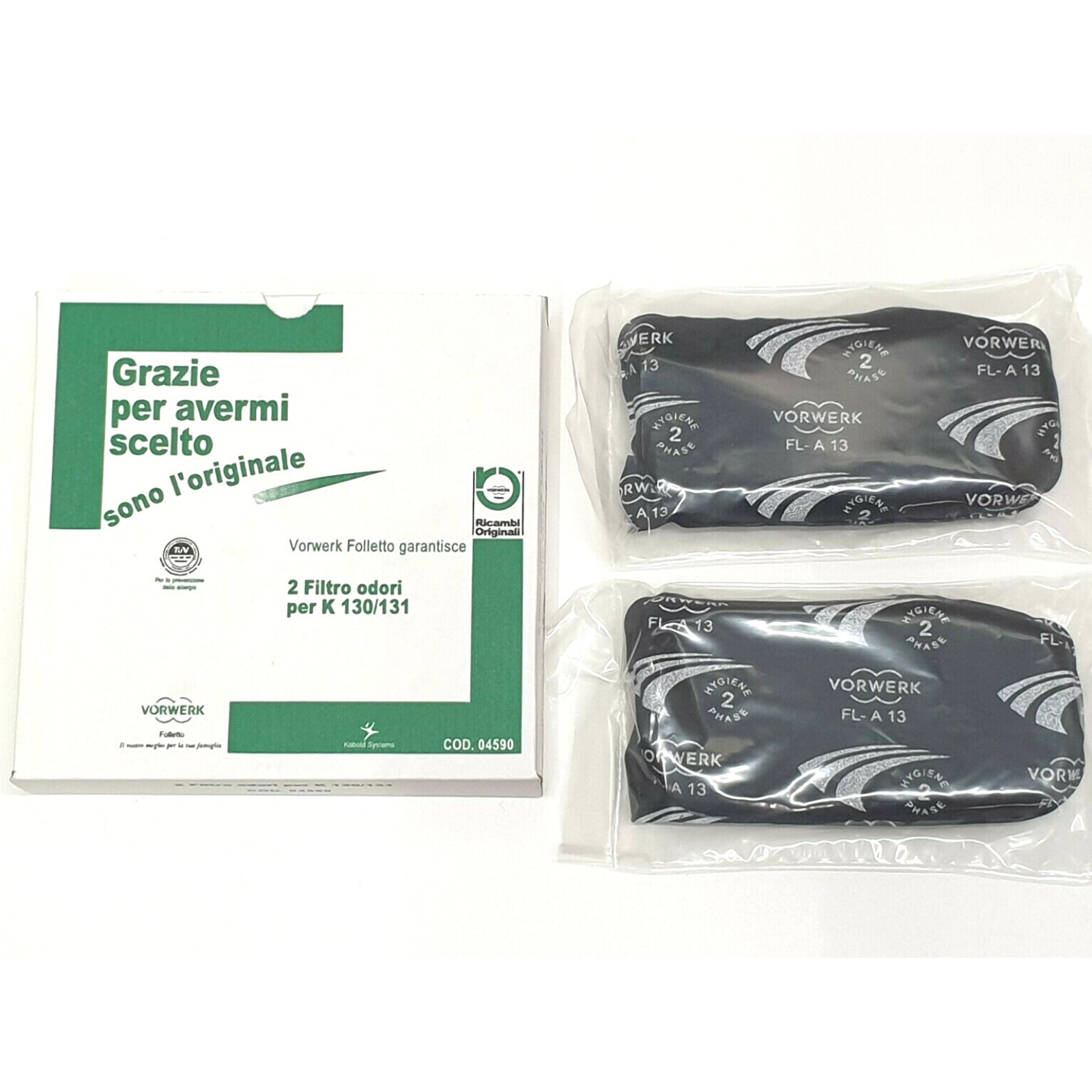 Odori Aktivkohlefilter für Folletto VK 130 - VK 131