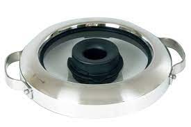 Deckel aus Edelstahl