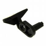 Schwarze Sicherheitsstange