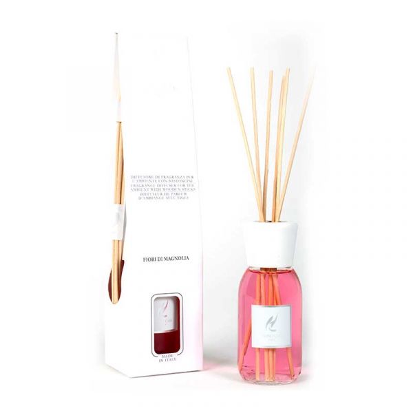 Reed Diffusor mit Stäbchen 100 ml — Magnolienblüten