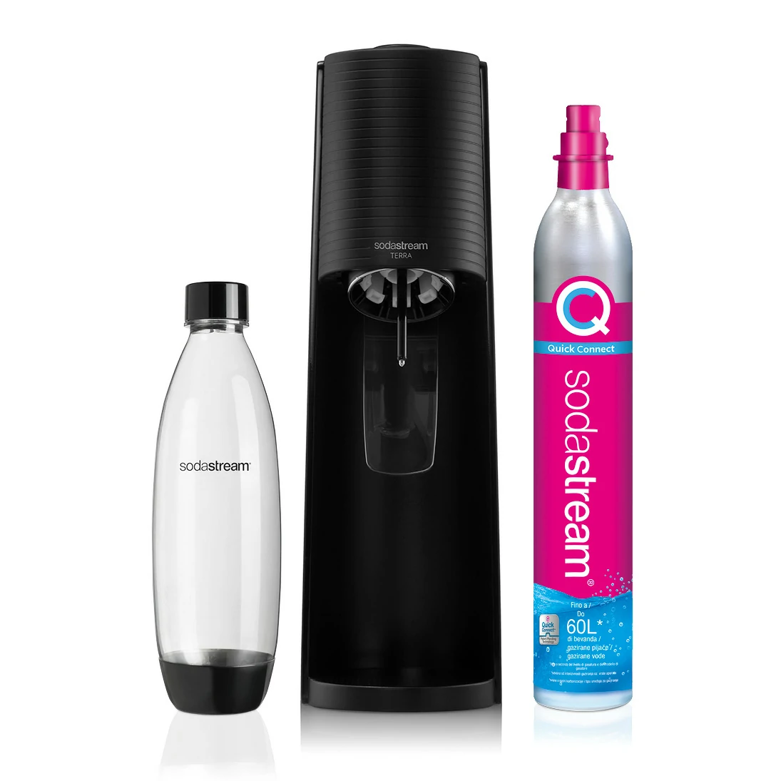Sodastream Terra schwarzer Karbonisator