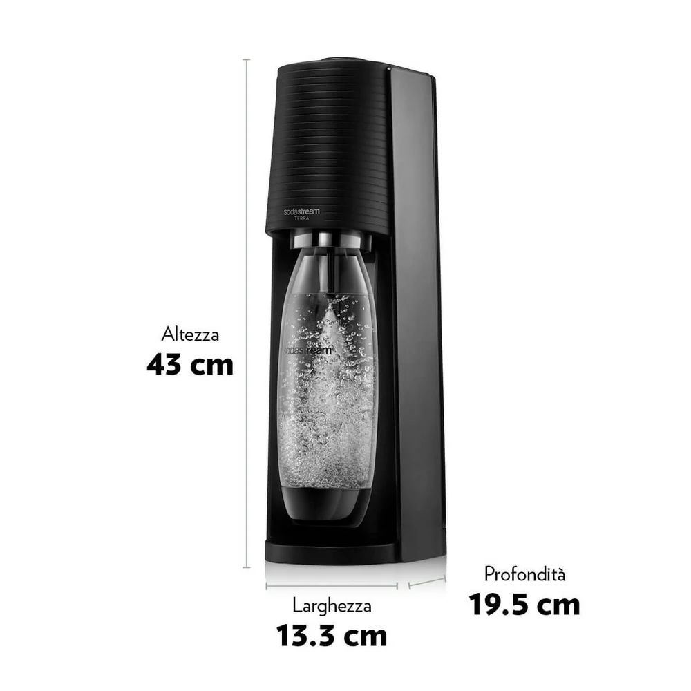 Sodastream Terra schwarzer Karbonisator