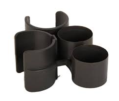 Grauer Zubehörhalter