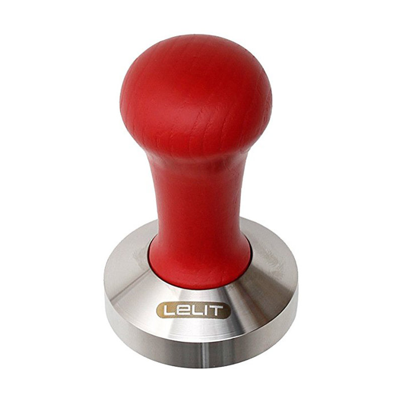 Lelit Stößel aus Edelstahl und Holz für 58 mm Siebträger