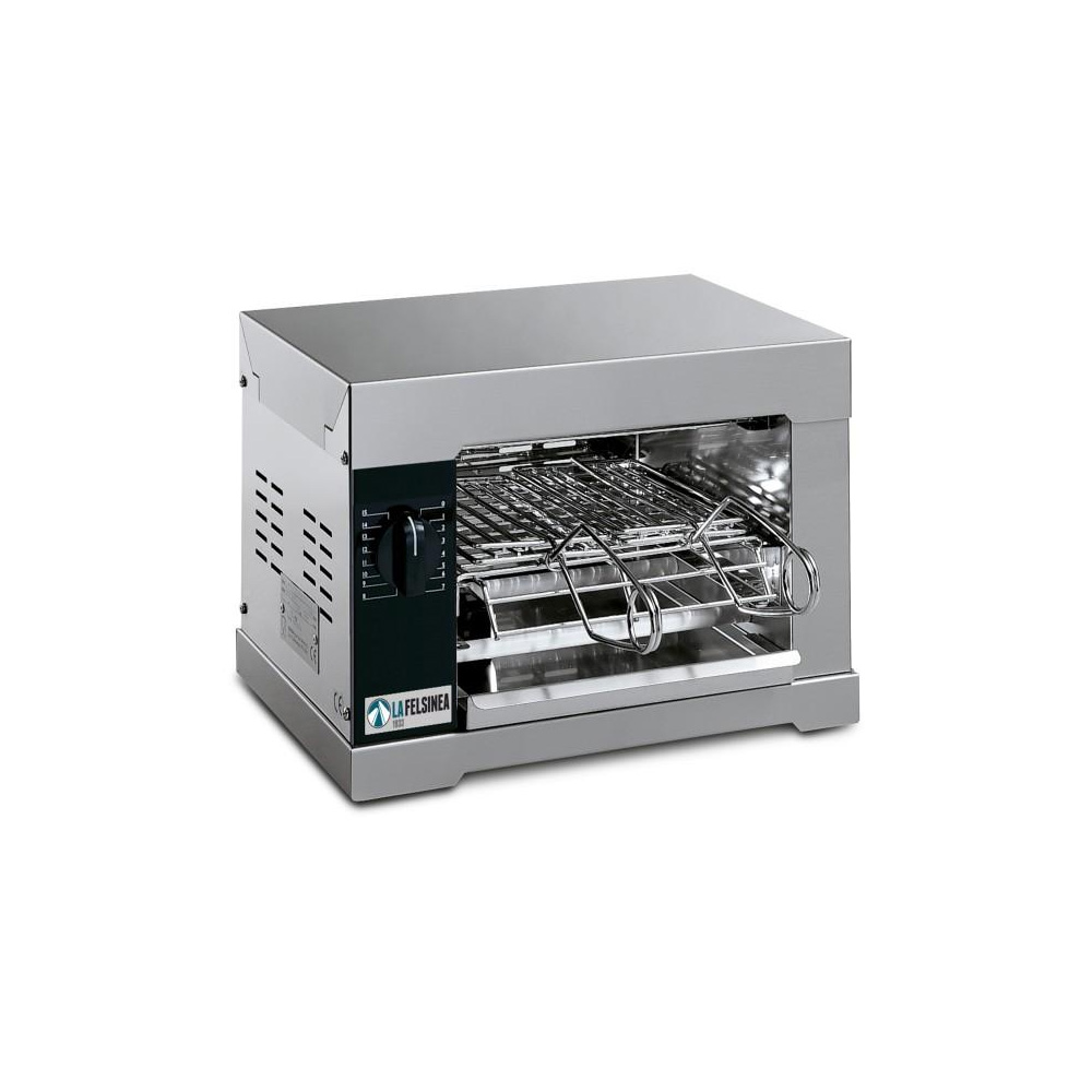 Professioneller Toaster mit 2 Klemmen