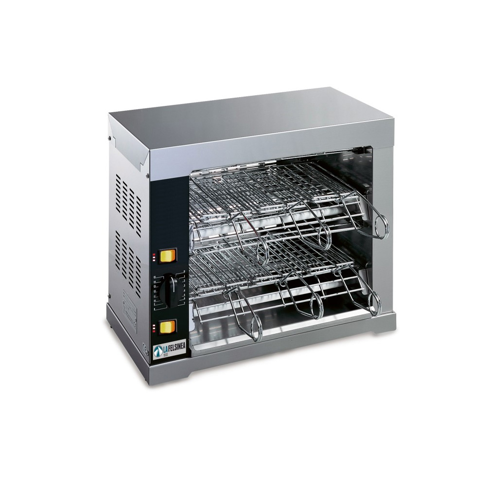 Professioneller Sandwich-Toaster mit 6 Klemmen