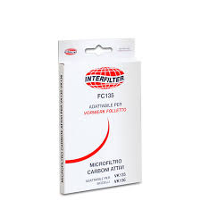 Aktivkohle-Mikrofilter für Folletto VK 135 - VK 136