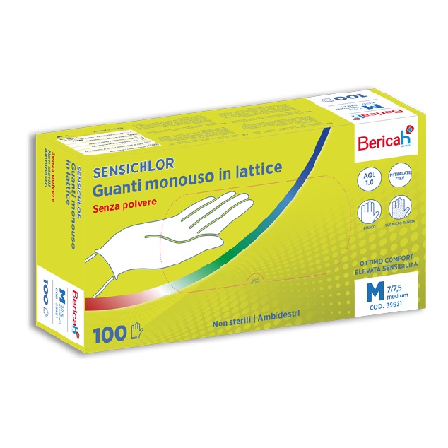 Packung mit 100 Sensichlor-Handschuhen Größe XL