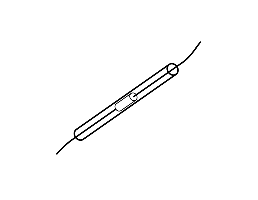 VERKABELUNG MIT SICHERUNG FÜR SCHLEIFER (1,25A L=240)