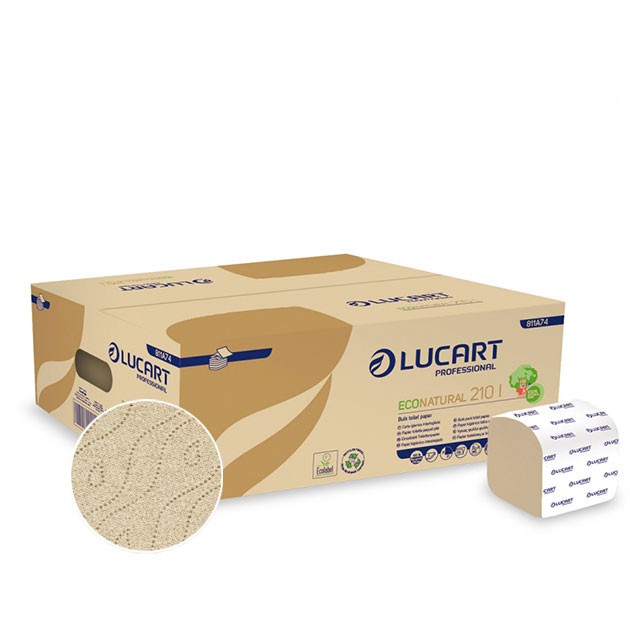 Palette mit 20 Packungen mit 40 Packungen Econatural 210I Interfolded Toilettenpapier