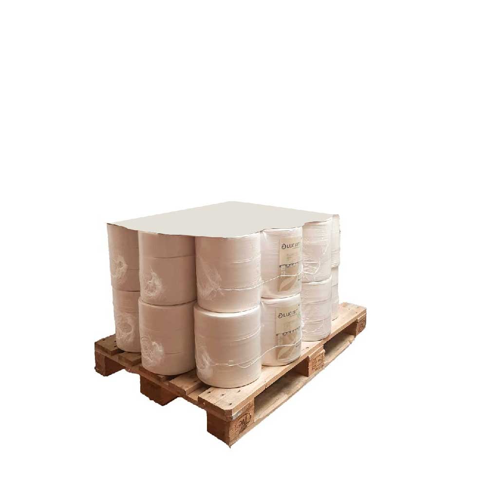 Packung mit 14 Packungen mit 6 Rollen Lucart Jumbo Eco Natural Toilettenpapier