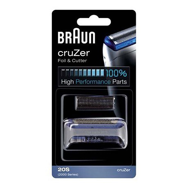Braun Combi Pack Cruzer Rasierkopf (2000er-Serie) Silber