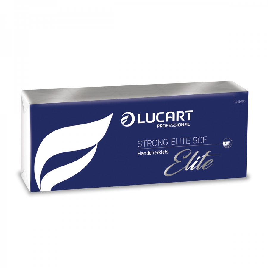 Packung mit 10 Packungen 4-lagiger Strong Lucart Papiertaschentücher