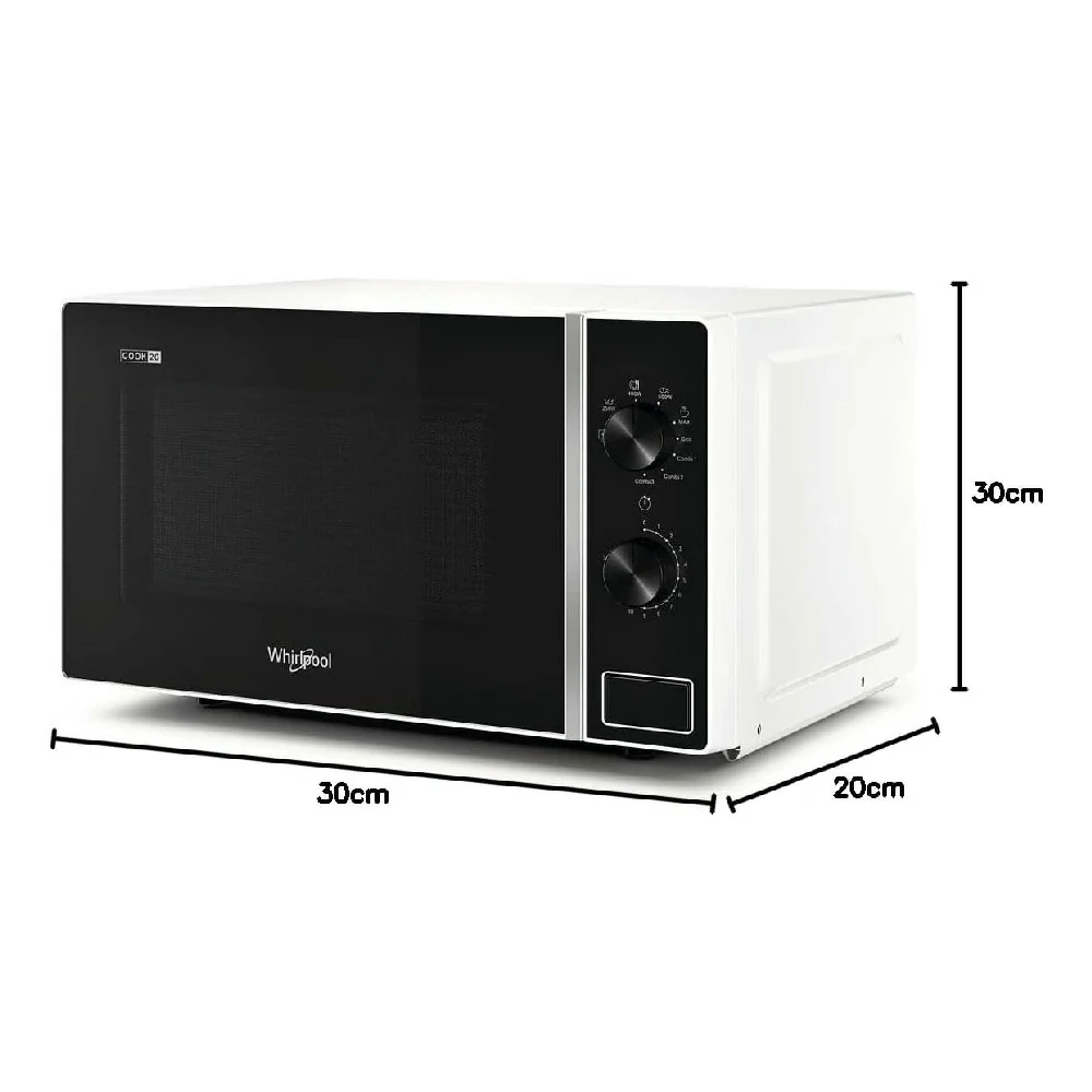 Whirlpool MWP 103W 20 Liter freistehende Mikrowelle