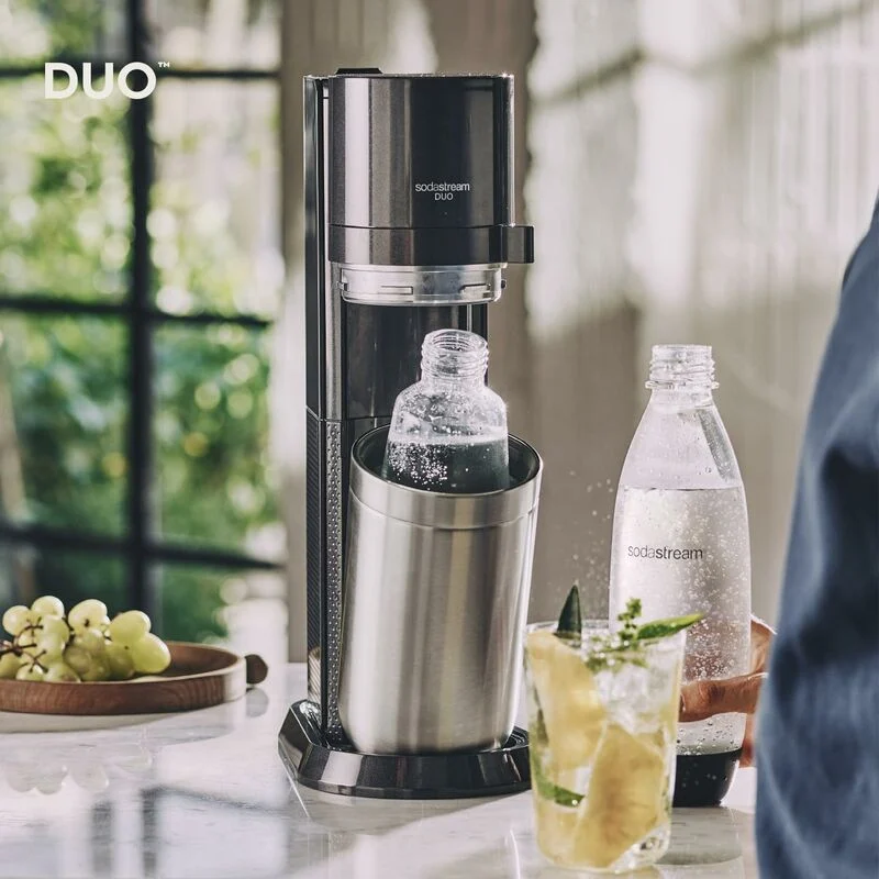 SodaStream Duo Schwarz Megapack