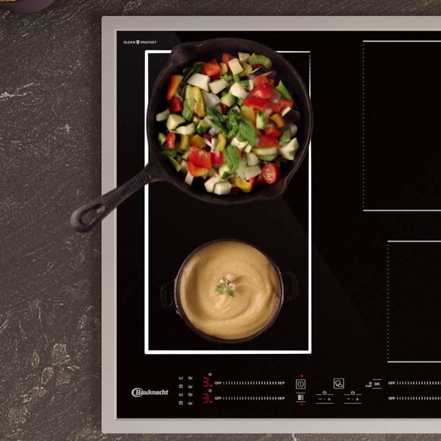 Bauknecht BS 2677C AL 4-Flammen-Induktionskochfeld