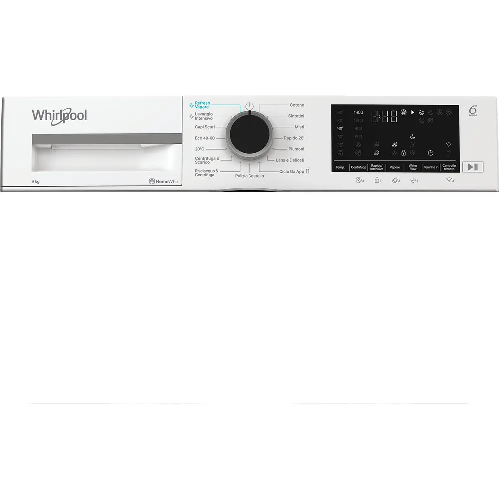 9 kg schwere intelligente Waschmaschine, verbunden mit WLAN Whirlpool WAM 99WB IT