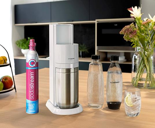 SodaStream Duo White mit zwei Flaschen