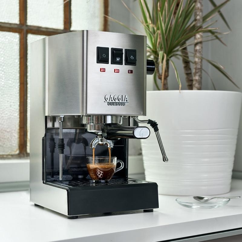 Gaggia Classic E24 RI9481/11 Espressomaschine aus Edelstahl