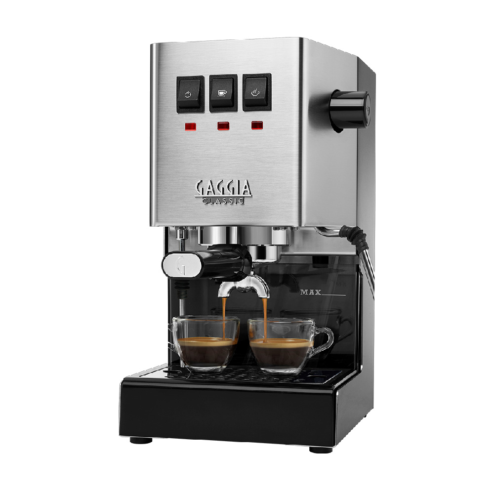 Gaggia Classic E24 RI9481/11 Espressomaschine aus Edelstahl