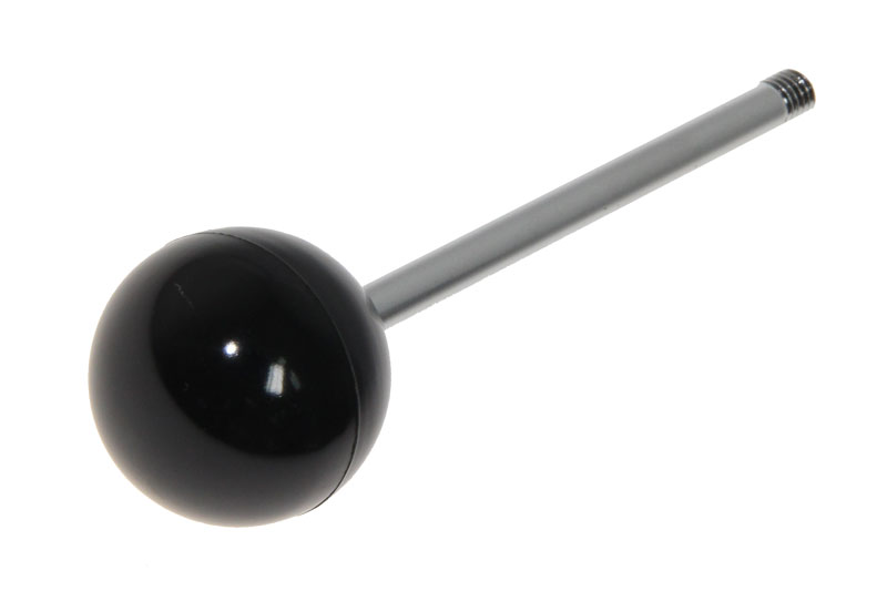 HEBELACHSE MIT SCHWARZEM MCE4-KNOPF