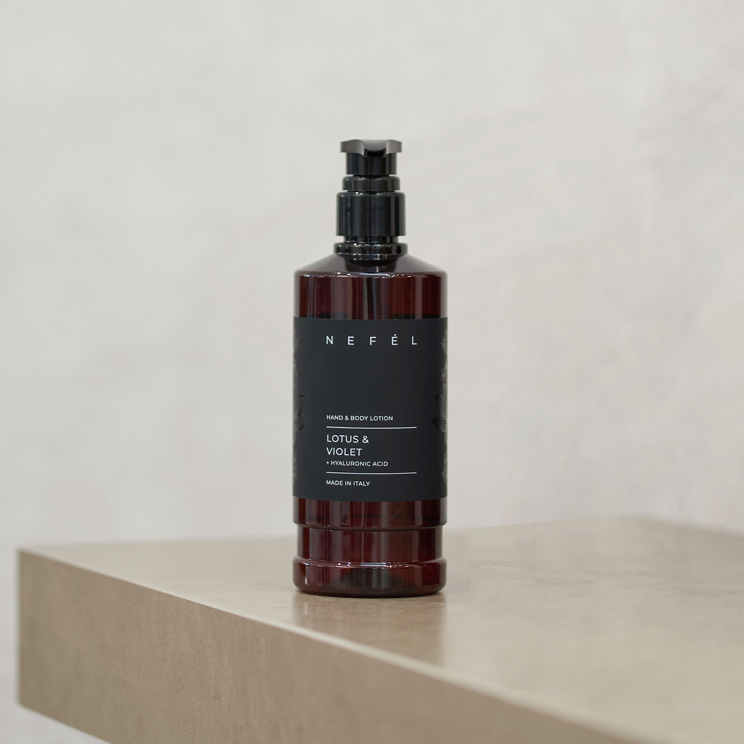 Lotus and Violet Körper- und Handcreme 480 ml - Nefel