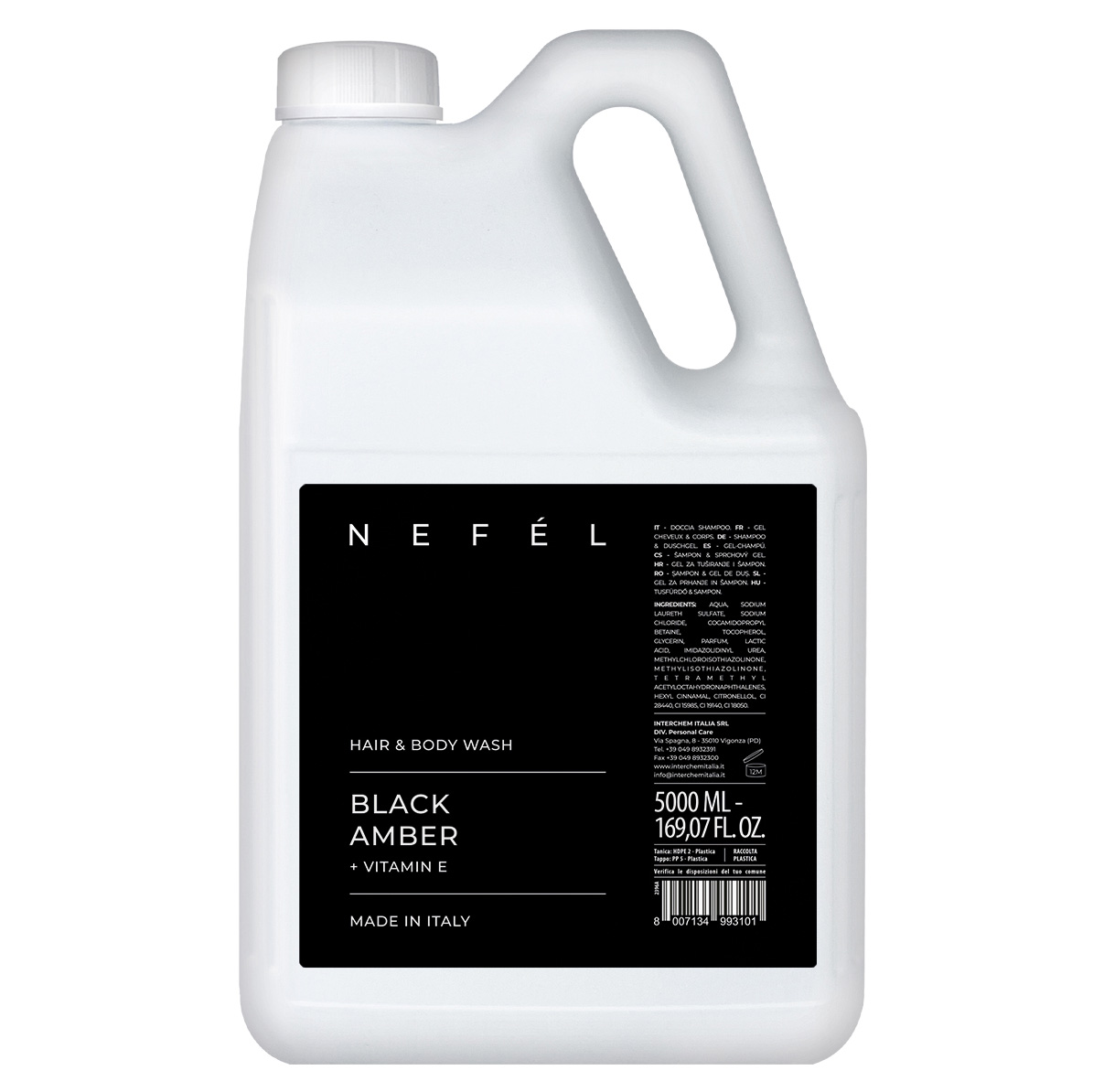 Black Amber Gesichts- und Handseife 5 Liter - Nefel