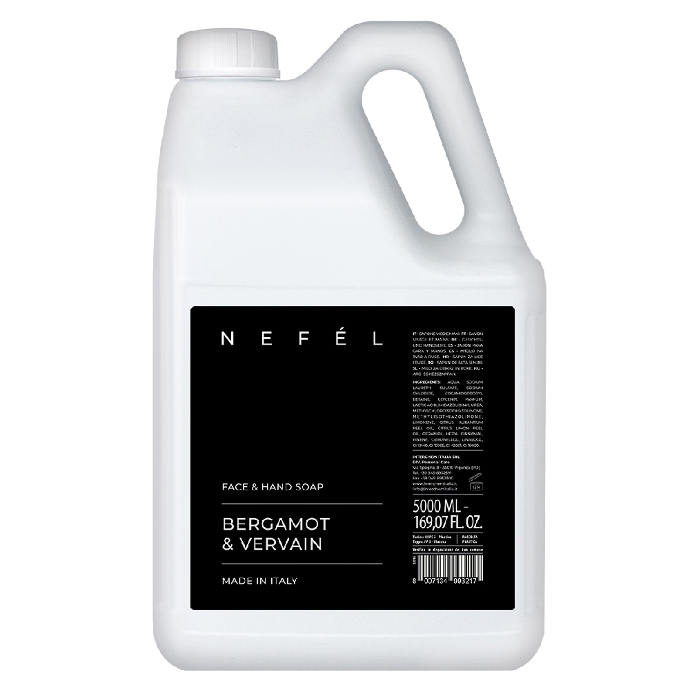 Gesichts- und Handseife mit Bergamotte und Eisenkraut 5 Liter - Nefel