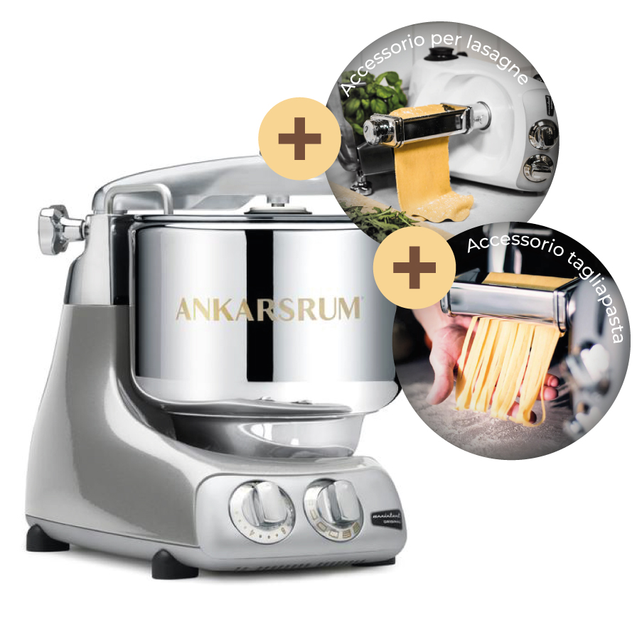 Ankarsrum Assistant Original 6230 Standmixer, Silber