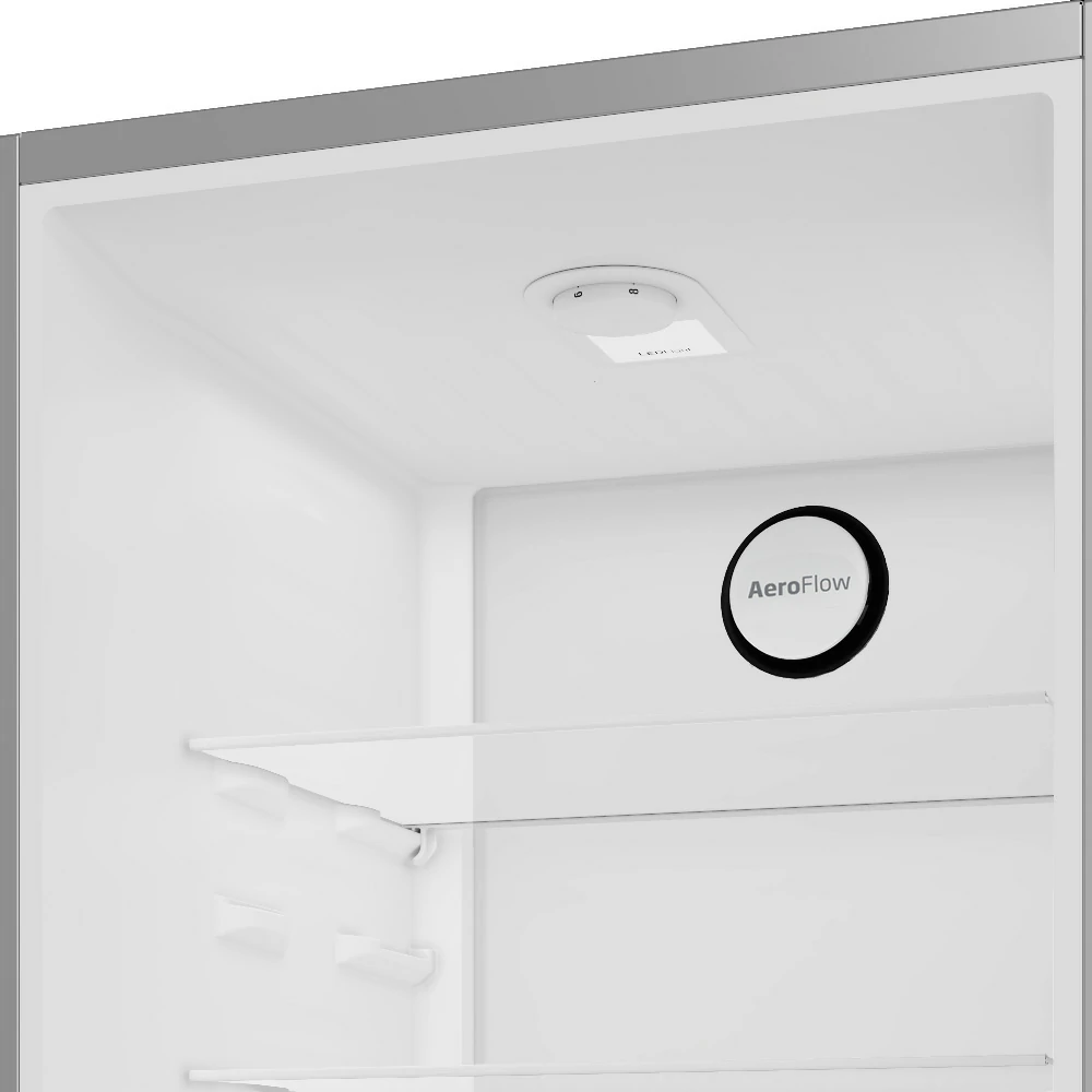Beko no frost 367 LT 60CM Kombi-Kühlschrank aus Edelstahl B1RCNA364XB