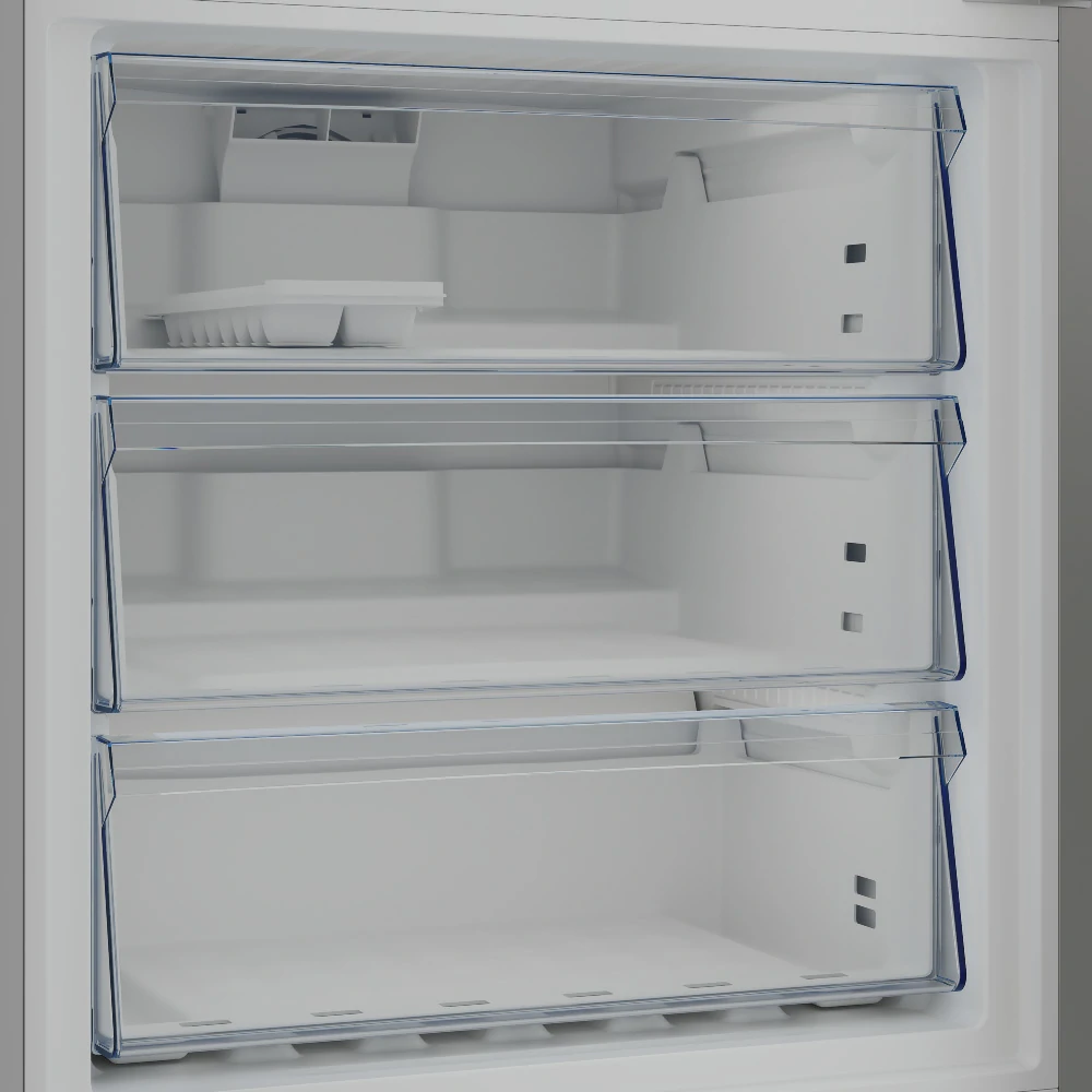Beko No Frost 561LT E 70CM GRAU Kombi-Kühlschrank B3RCNE564HG