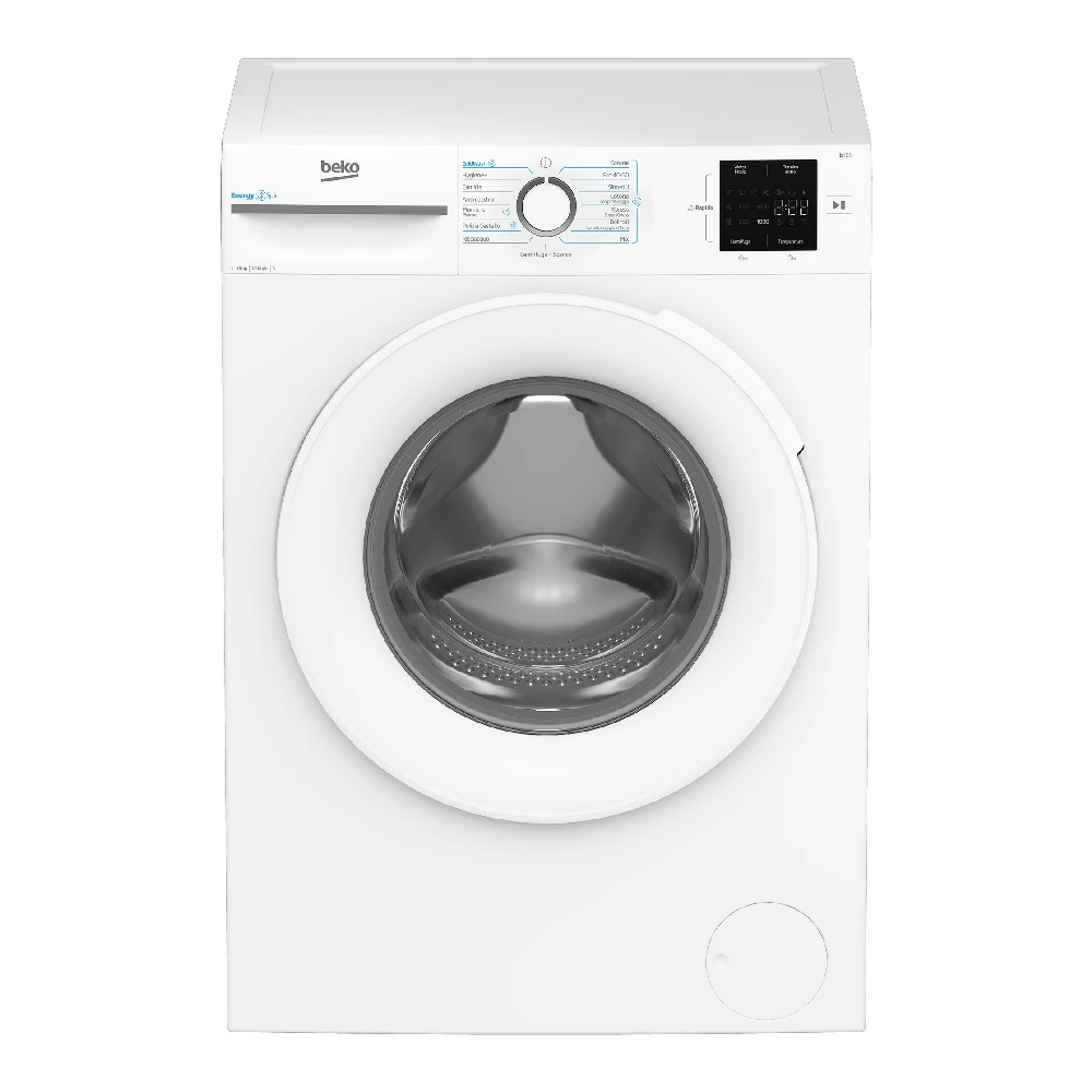 Beko ENERGYSPIN DAMPFWECHSELRICHTER MIT 1200 U/MIN, 10 kg, Waschmaschine BMWU31021W