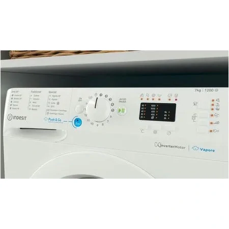 Beko INNEX VAPOR B 1200 U/min schlanke Waschmaschine 7 kg BWSA 7125X WV IT