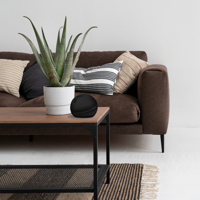 Bioxigen Globo schwarzer Luftreiniger